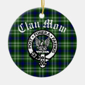 Décoration En Céramique Clan écossais Mow Crest & Tartan (Devant)