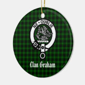 Décoration En Céramique Clan Graham Crest Badge personnalisé (Gauche)