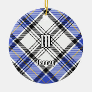Décoration En Céramique Clan Hannay Tartan