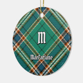 Décoration En Céramique Clan MacFarlane Tartan de chasse antique (Gauche)