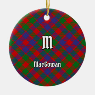 Décoration En Céramique Clan MacGowan Tartan