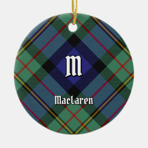 Décoration En Céramique Clan MacLaren Tartan