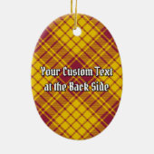 Décoration En Céramique Clan MacMillan Crest sur le tatan de robe (Dos)