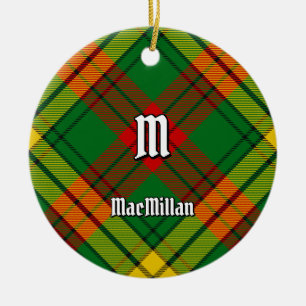 Décoration En Céramique Clan MacMillan Tartan