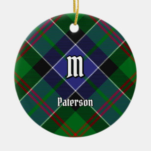 Décoration En Céramique Clan Paterson Tartan