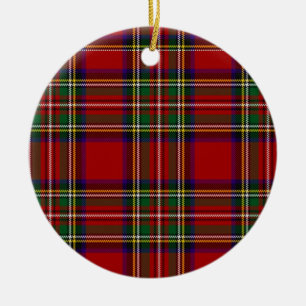 Décoration En Céramique Clan PixDezines stewart tartan