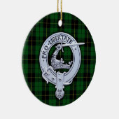 Décoration En Céramique Clan Wallace Crest & Hunter Tartan (Droite)