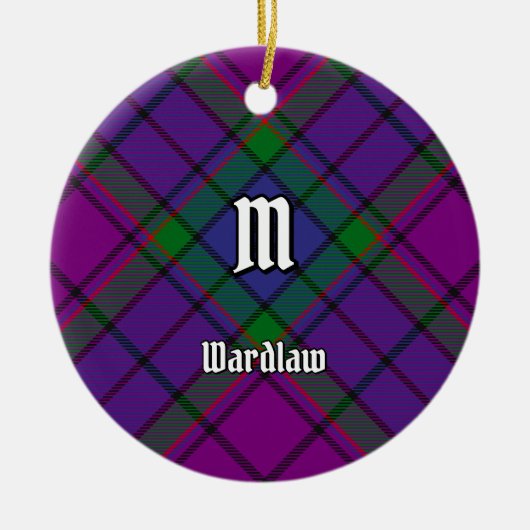 Décoration En Céramique Clan Wardlaw Tartan (Devant)