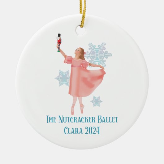 Décoration En Céramique Clara avec Nutcracker 2024 (Devant)