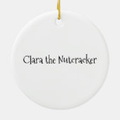 Décoration En Céramique Clara, la souris et le jouet soldat Nutcracker (Dos)