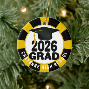 Décoration En Céramique Classe audacieuse de 2026 - Diplôme photo