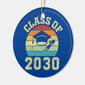 Décoration En Céramique Classe De 2030 Filles Garçons Diplôme D'Enseignant (Gauche)