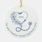 Décoration En Céramique Classe de diplômes d'infirmière autorisée de 2025 (Devant)