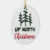 Décoration En Céramique Classic Up North Christmas rustique evergreens (Droite)