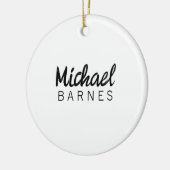 Décoration En Céramique Classical White Minimalist Plain Elegant (Gauche)