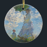 Décoration En Céramique Claude Monet | Femme avec un parasol<br><div class="desc">Femme avec un parasol - Madame Monet et son fils,  1875 (huile sur toile)| par Claude Monet | Lieu de l'art : National Gallery of Art Washington DC| Artiste français | Numéro de collection d'images : XOS741899</div>