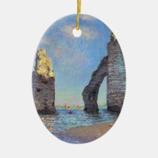 Décoration En Céramique Claude Monet // Les falaises d'Etretat