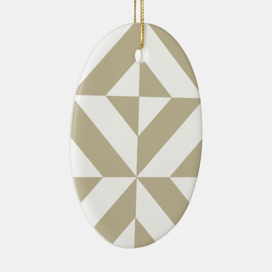 Décoration En Céramique Clay Geometric Deco Cube Pattern (Droite)