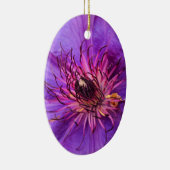 DÉCORATION EN CÉRAMIQUE CLEMATIS (Droite)