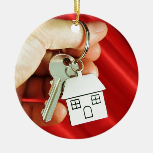 Décoration En Céramique Clés pour une nouvelle maison ! (Devant)