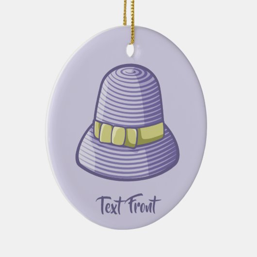 Décoration En Céramique Cloche Casquette Lilac (Droite)
