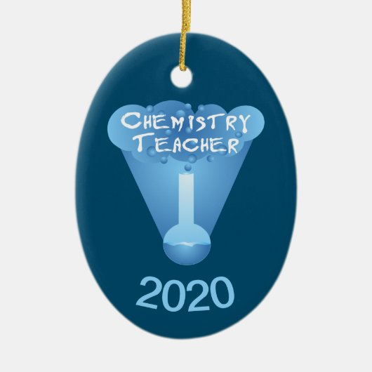 Décoration En Céramique Cloud enseignant en chimie (Devant)