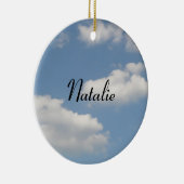 Décoration En Céramique Clouds Cumulus Fluffy Pendentif de message personn (Droite)
