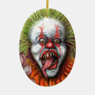 Décoration En Céramique clown effrayant