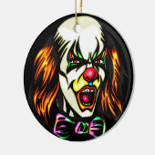 Décoration En Céramique Clown mauvais regardant fixement (Gauche)
