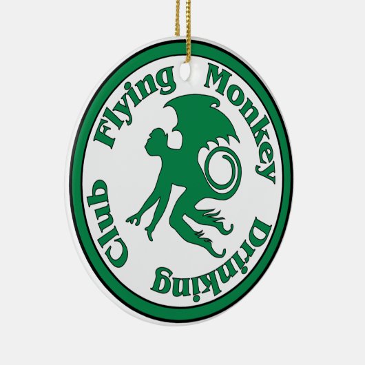 Décoration En Céramique Club potable de singe de vol (Droite)