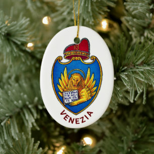 Décoration En Céramique Coat of Arms of Venice, Italy