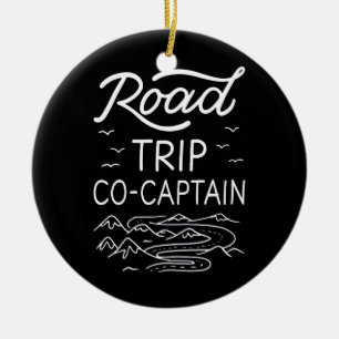 Décoration En Céramique Cocapitaine de road trip I - Navigateur de camping
