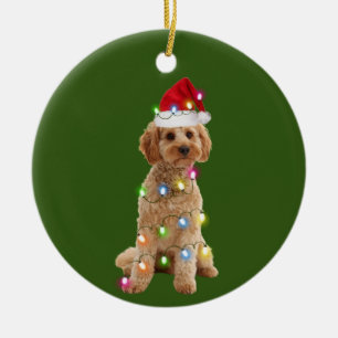 Décoration En Céramique Cockapo avec Noël Scafo anta Casquette