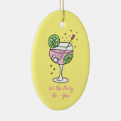 Décoration En Céramique Cocktail de gin glass (Droite)