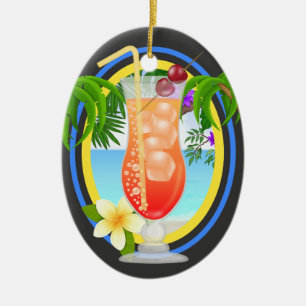 Décoration En Céramique Cocktail Paradis