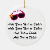 Décoration En Céramique Cocktail tropical (Dos)