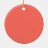Décoration En Céramique Code hexadécimal de corail FF6F61 (Dos)