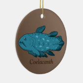 Décoration En Céramique Coelacanthe- Poisson ancien (Droite)