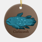 Décoration En Céramique Coelacanthe- Poisson ancien (Devant)