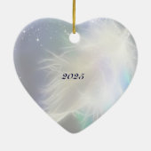 Décoration En Céramique Coeur ange ! (Dos)