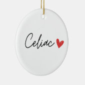 Décoration En Céramique Coeur coeliaque (Droite)