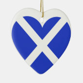 Décoration En Céramique Coeur de drapeau de l'Ecosse d'écossais (Droite)