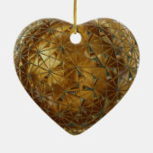 Décoration En Céramique coeur de l'or (Dos)