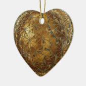 Décoration En Céramique coeur de l'or (Gauche)
