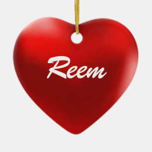Décoration En Céramique Coeur d'ornement de Reem