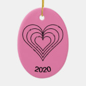 Décoration En Céramique Coeur du génie civil (Devant)