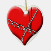 Décoration En Céramique Coeur enchaîné (Droite)