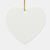 Décoration En Céramique Coeur enchaîné (Dos)