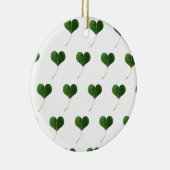 Décoration En Céramique Coeur feuille (Droite)