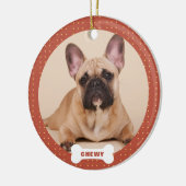 Décoration En Céramique Coeurs photo pour animaux domestiques personnalisé (Gauche)